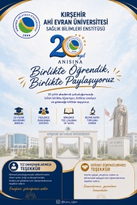 Enstitümüzün 20. Yıl Etkinlikleri